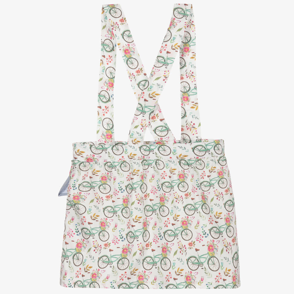 Dr. Kid-Girls Ivory Cotton Skirt | Childrensalon Outlet