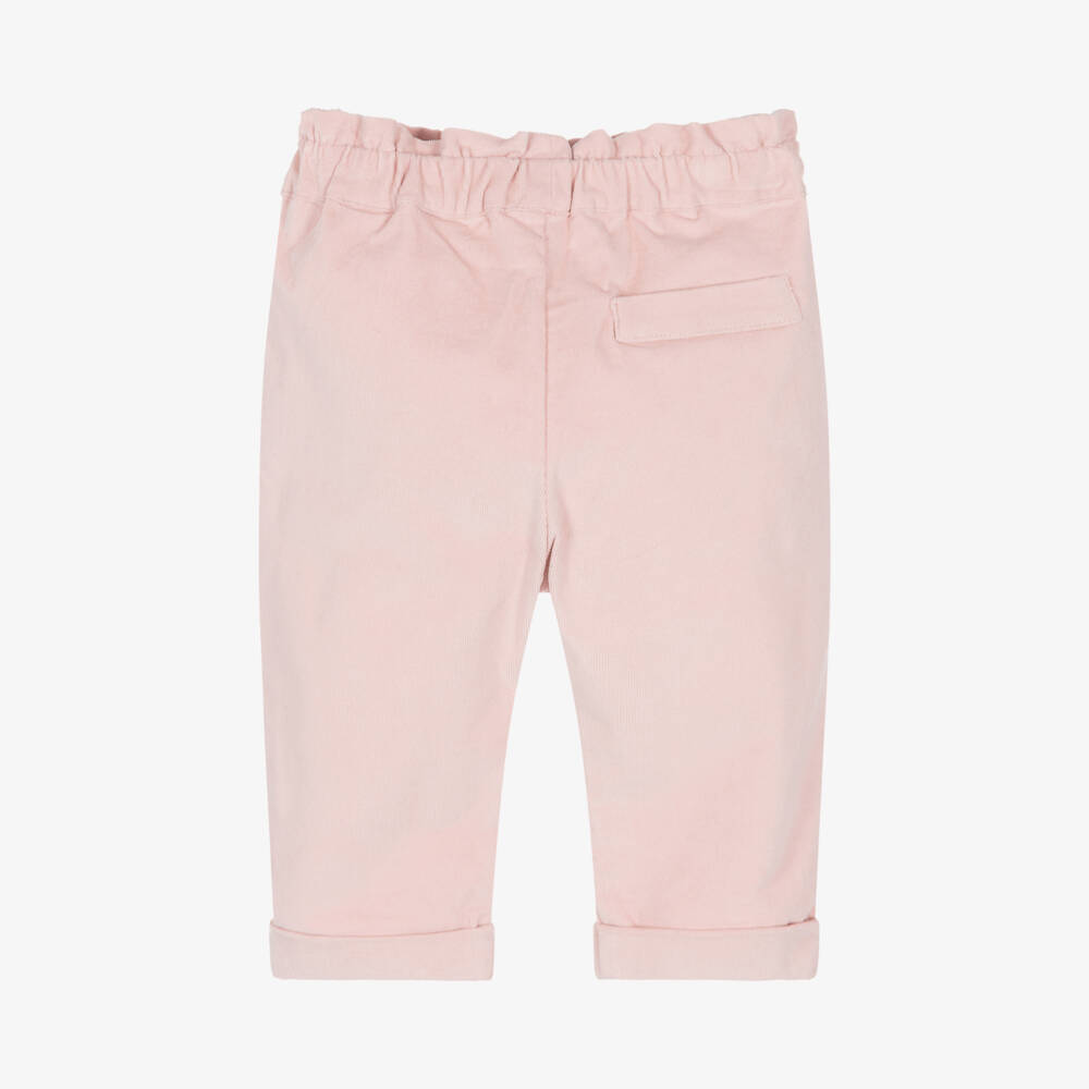 Dr. Kid-Girls Light Pink Corduroy Trousers | Childrensalon Outlet