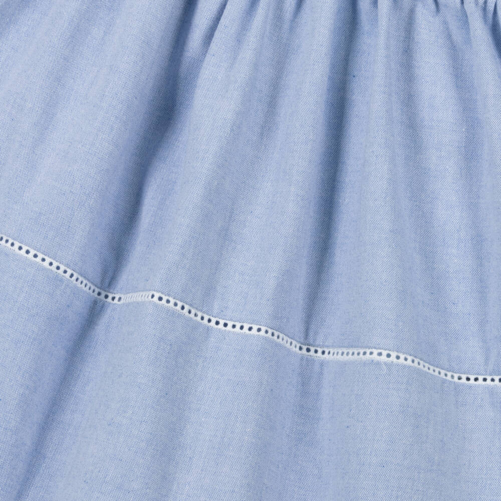 Dr. Kid-Girls Nautical Blue Ribbon Dress | Childrensalon Outlet