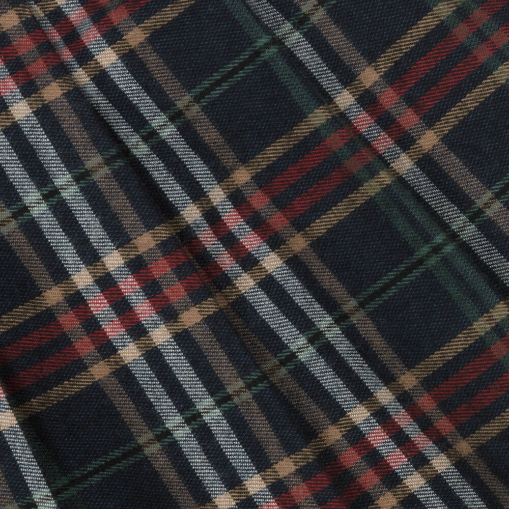 Dr. Kid-Girls Navy Tartan Pleated Skirt | Childrensalon Outlet