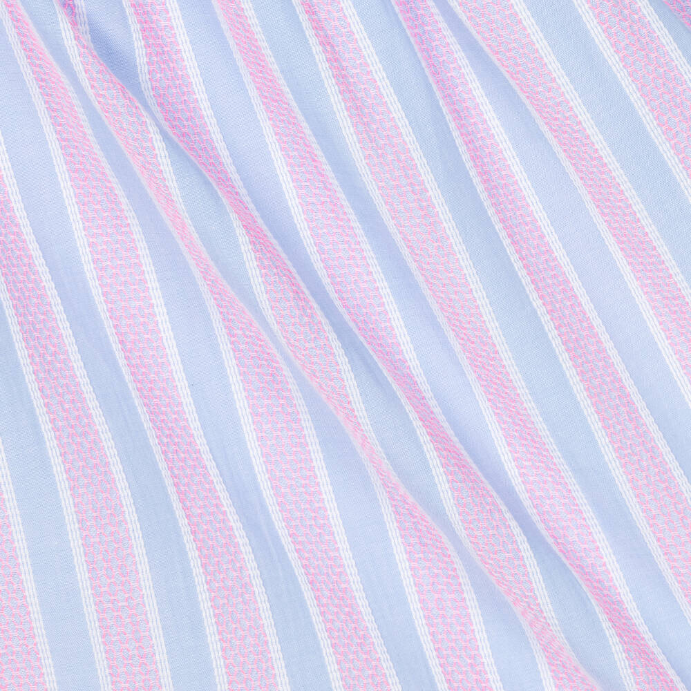 Dr. Kid-Розово-голубое платье с боковыми вырезами | Childrensalon Outlet