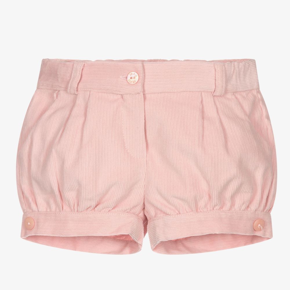 Dr. Kid - Girls Pink Corduroy Shorts | Childrensalon