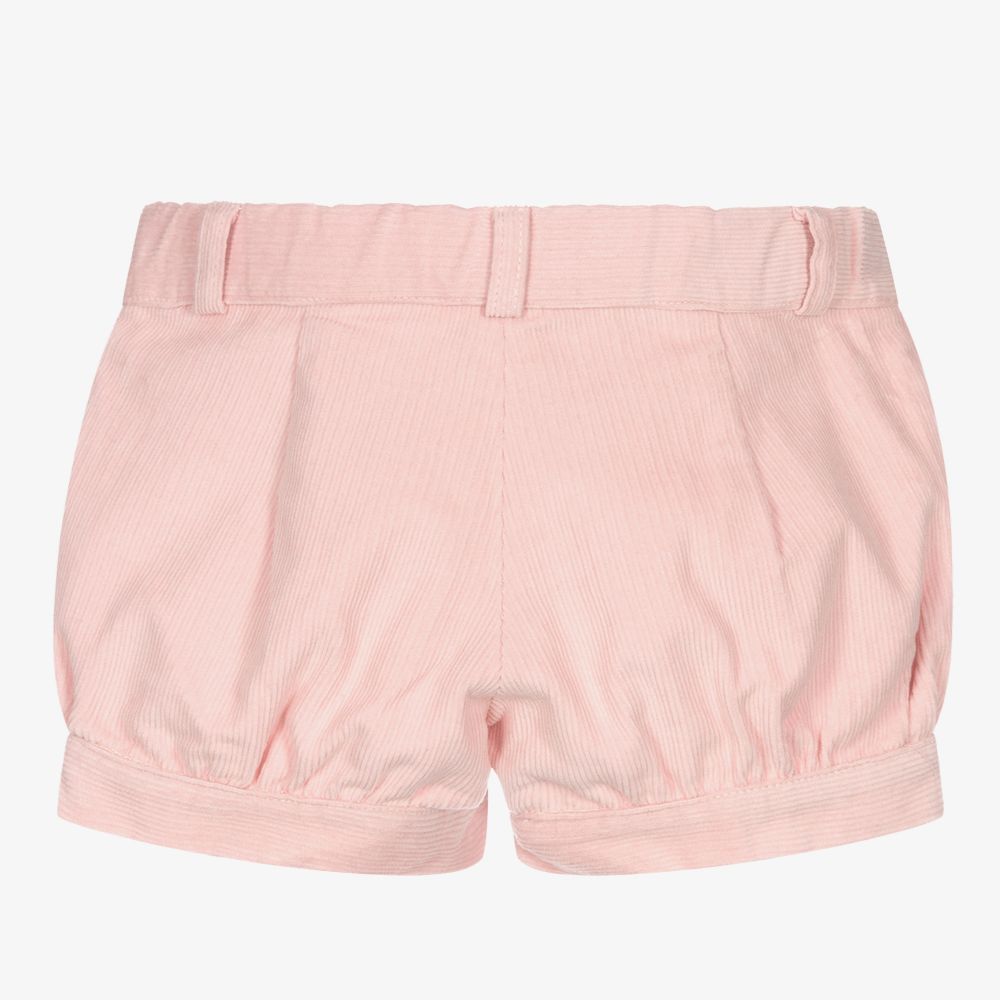 Dr. Kid-Girls Pink Corduroy Shorts | Childrensalon Outlet