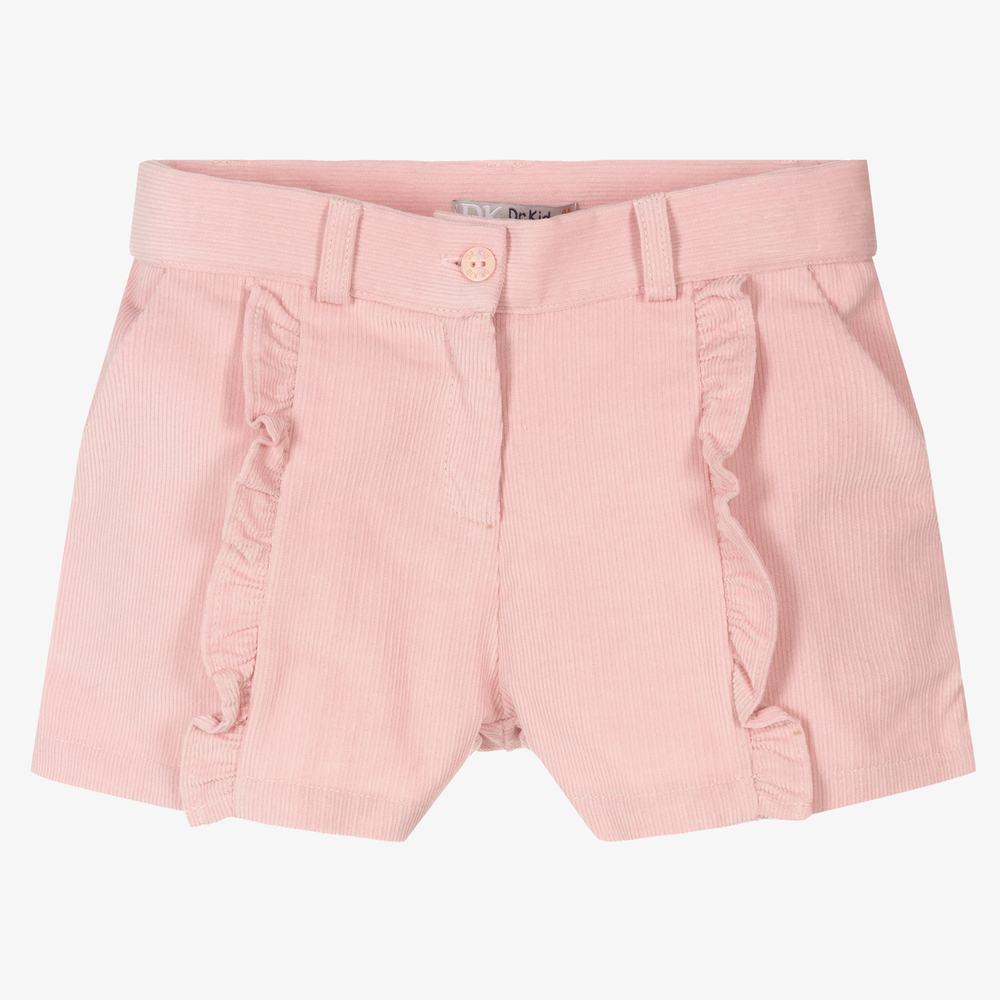 Dr. Kid-Girls Pink Corduroy Shorts | Childrensalon Outlet