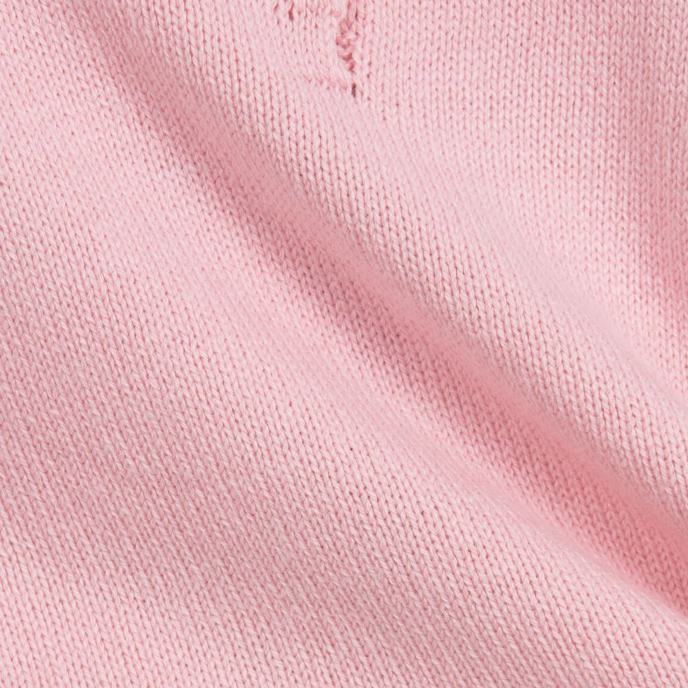 Dr. Kid-Girls Pink Cotton Sweater | Childrensalon Outlet