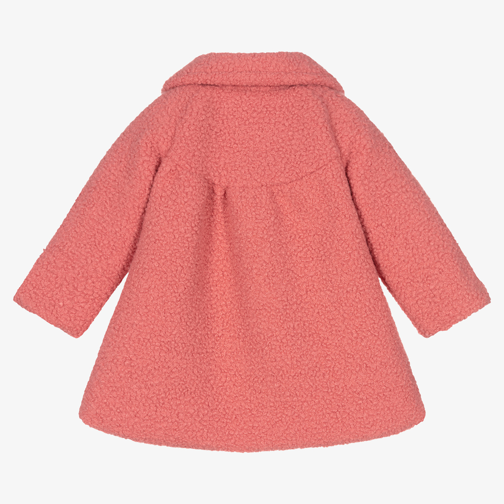 Dr. Kid-معطف فليس لون زهري للبنات | Childrensalon Outlet