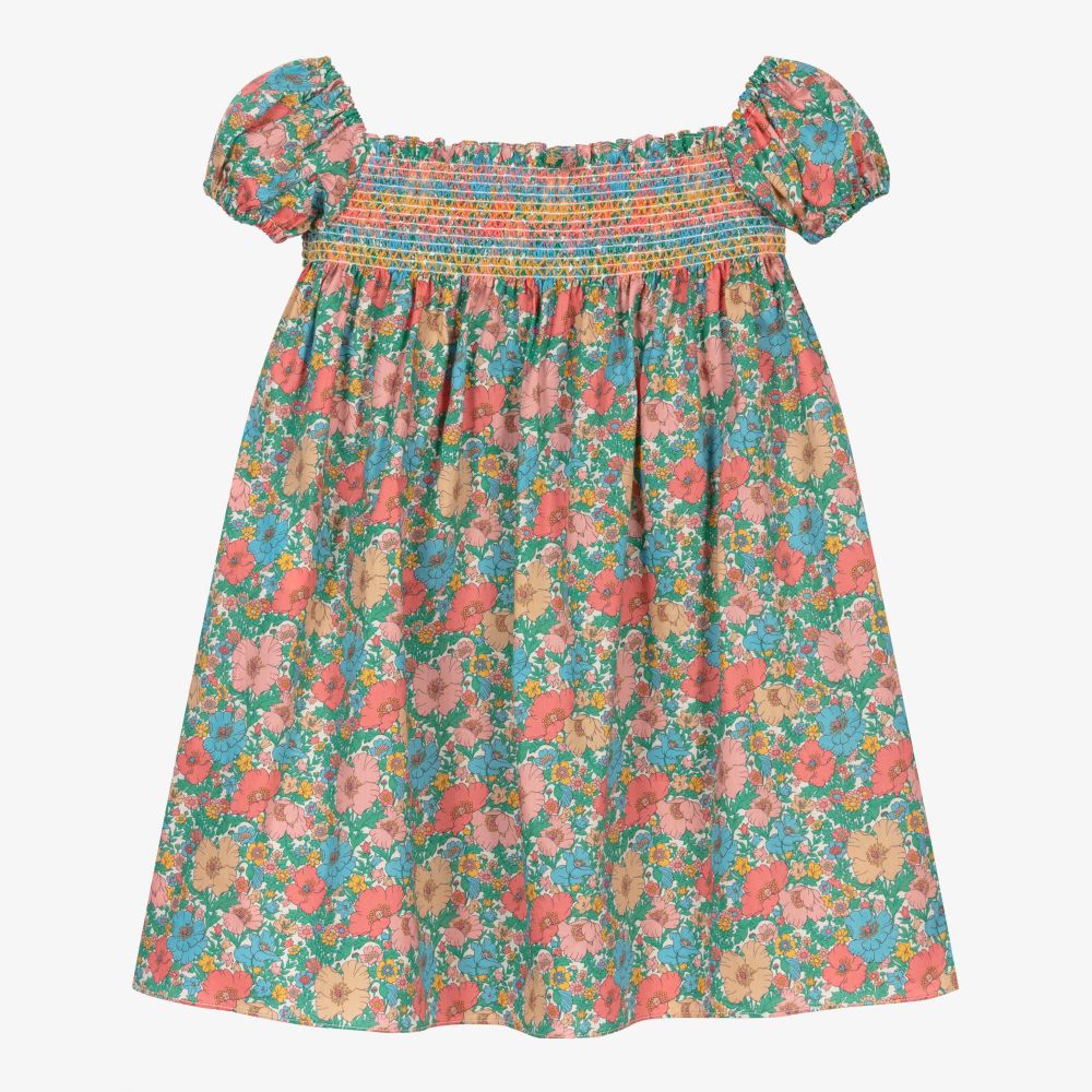 Dr. Kid-Girls Pink Liberty Print Dress | Childrensalon Outlet