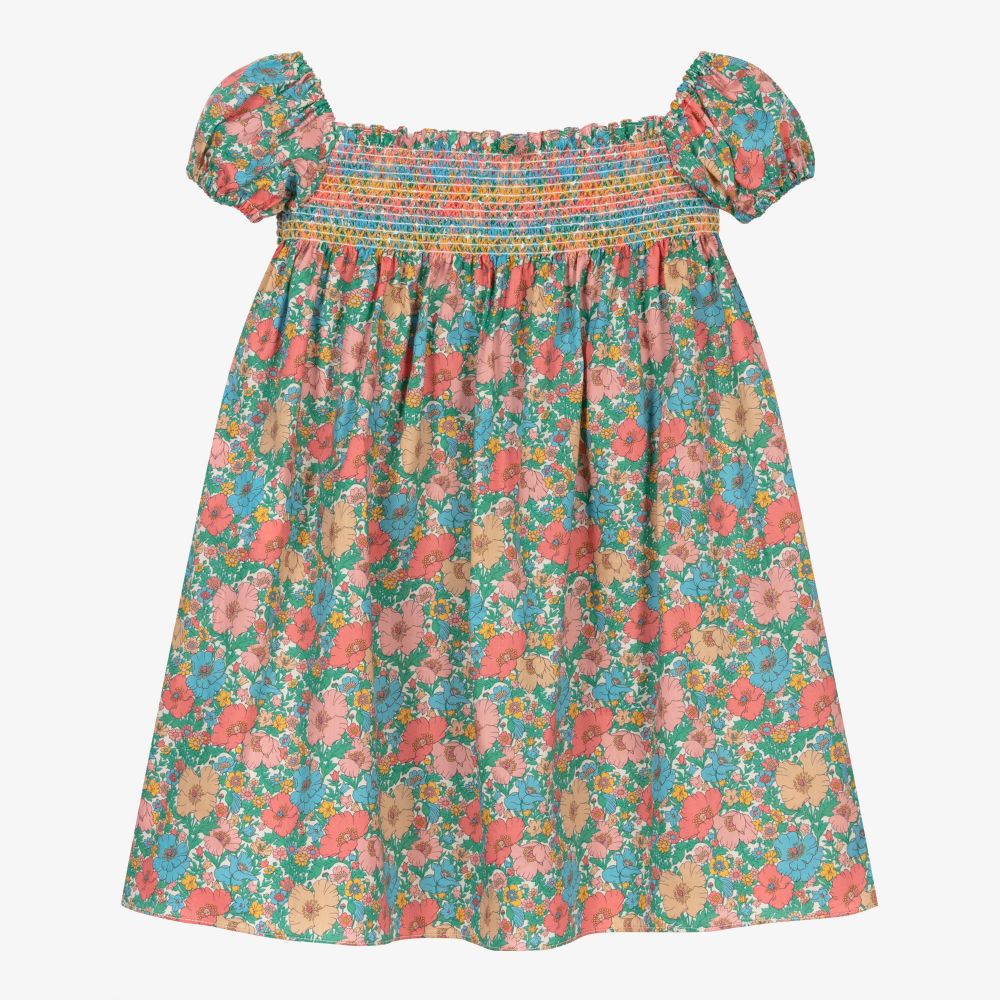 Dr. Kid - Rosa Kleid mit Liberty-Print (M) | Childrensalon