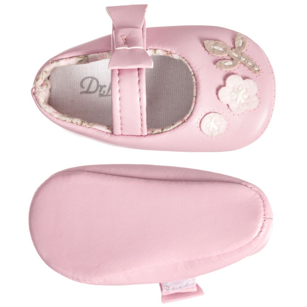 Dr. Kid-Girls Pink Pre-Walker Shoes | Childrensalon Outlet