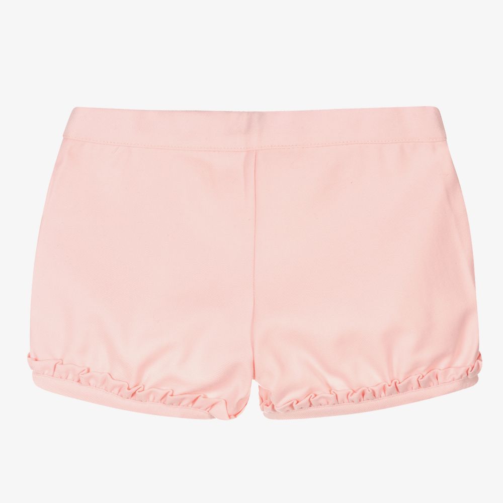Dr. Kid-Girls Pink Viscose Blend Shorts | Childrensalon Outlet