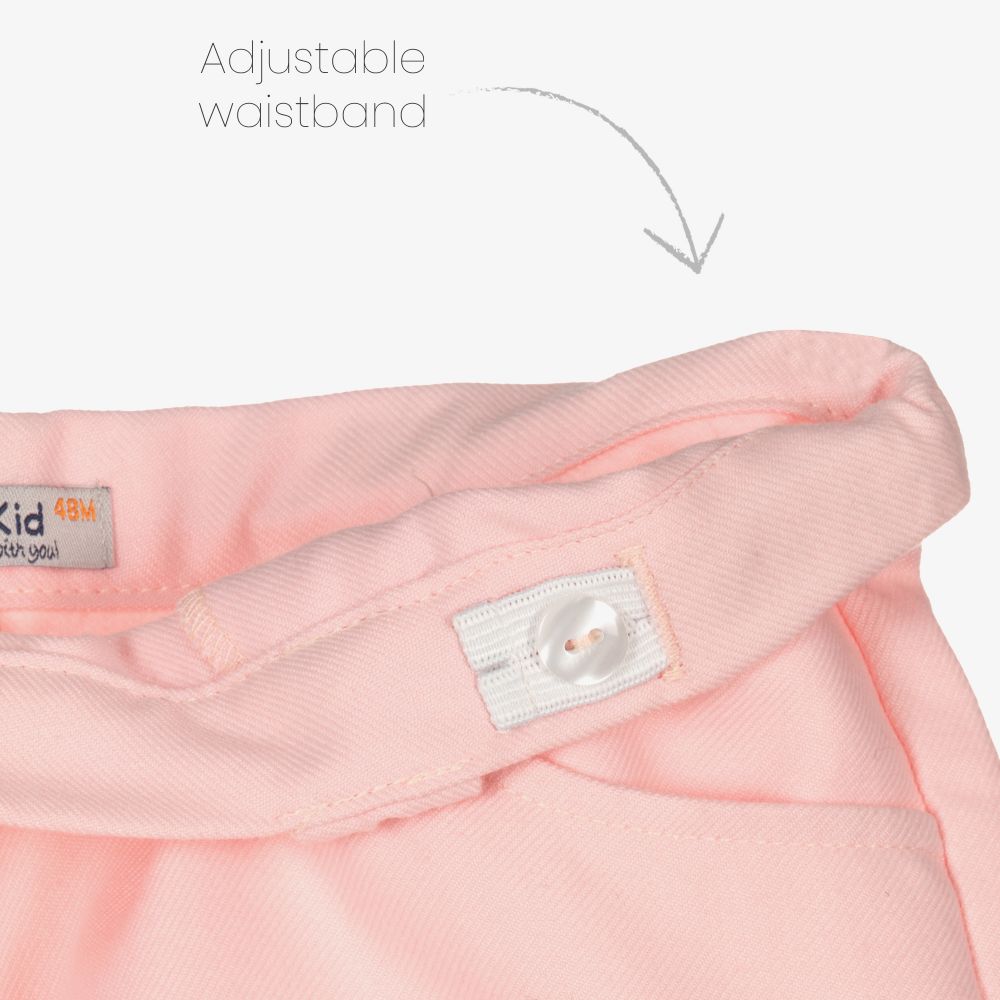 Dr. Kid-Girls Pink Viscose Blend Shorts | Childrensalon Outlet