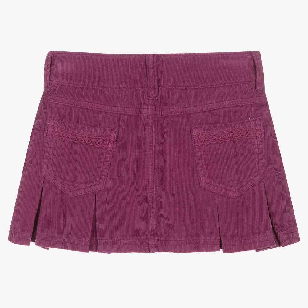 Dr. Kid-Girls Purple Corduroy Skirt | Childrensalon Outlet