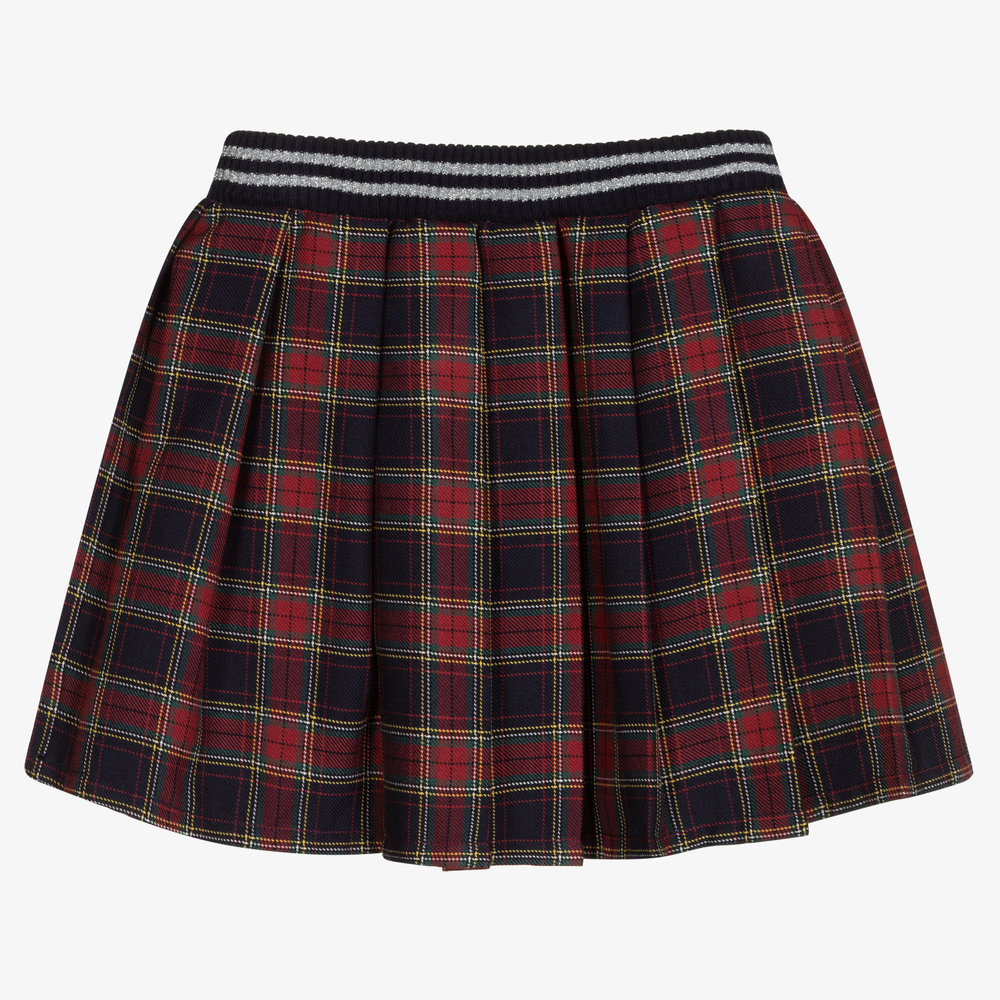 Childrens red tartan skirt best sale