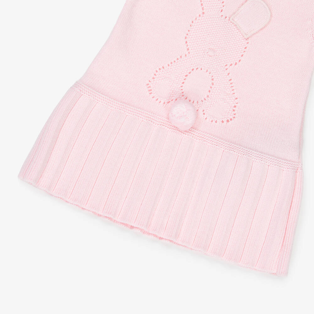 Dr. Kid-Girls Rosy Knit Bunny Ensemble | Childrensalon Outlet