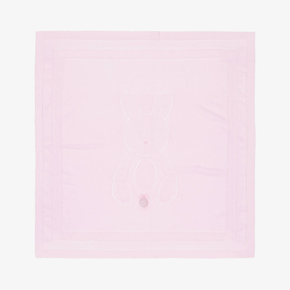 Dr. Kid-Girls Soft Pink Knit Comforter | Childrensalon Outlet