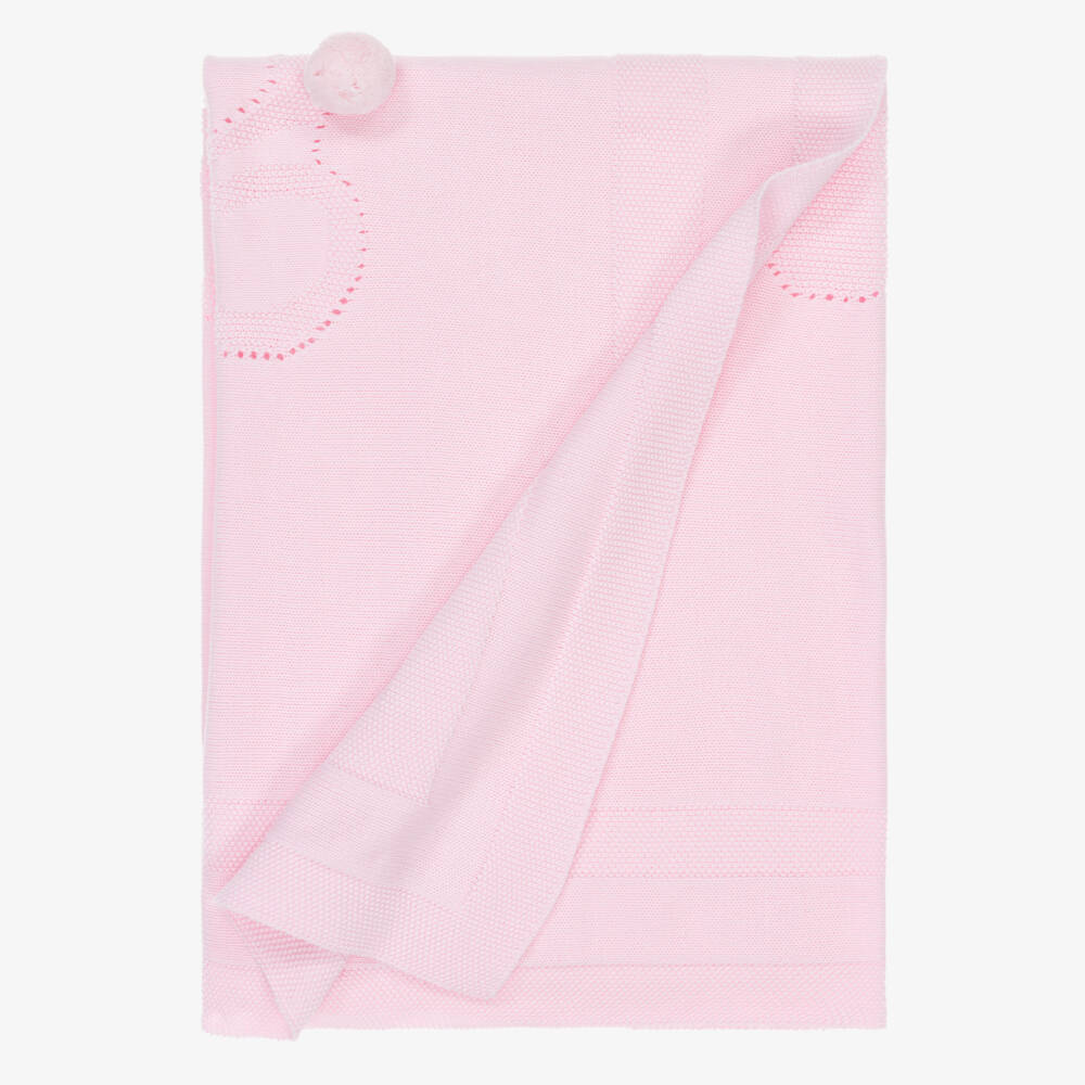 Dr. Kid-Girls Soft Pink Knit Comforter | Childrensalon Outlet