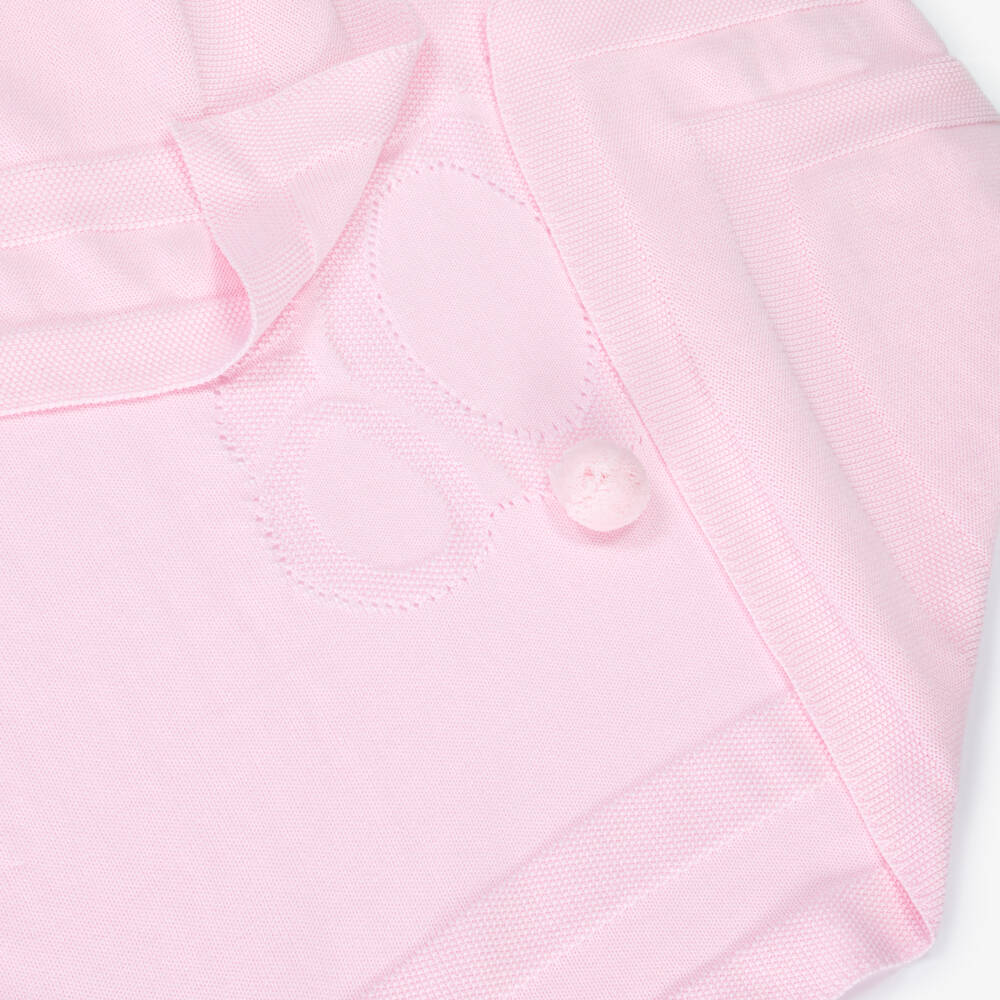 Dr. Kid-Girls Soft Pink Knit Comforter | Childrensalon Outlet