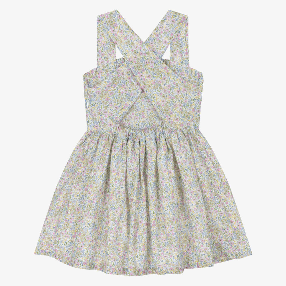 Dr. Kid-Girls Spring Blossom Cotton Frock | Childrensalon Outlet