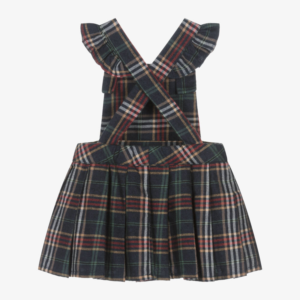 Dr. Kid-Girls Tartan Cotton Pinafore | Childrensalon Outlet