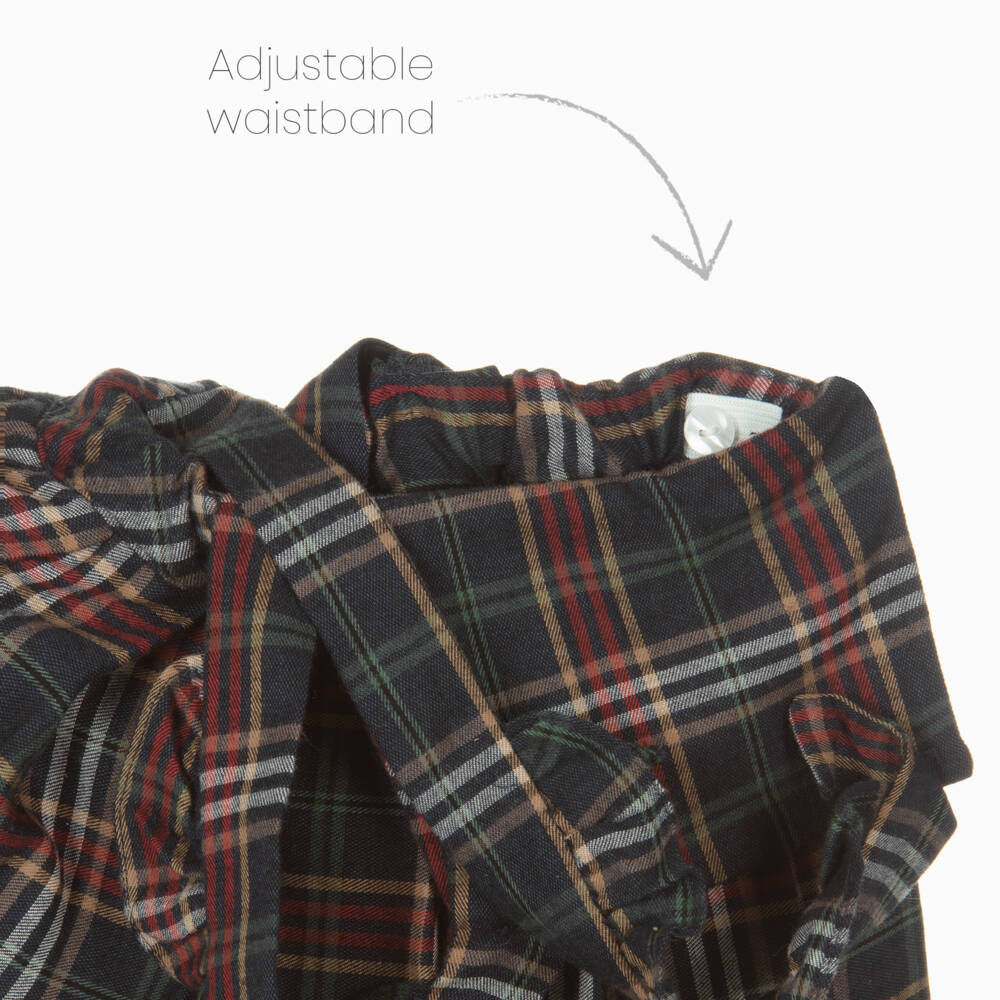 Dr. Kid-Girls Tartan Cotton Pinafore | Childrensalon Outlet
