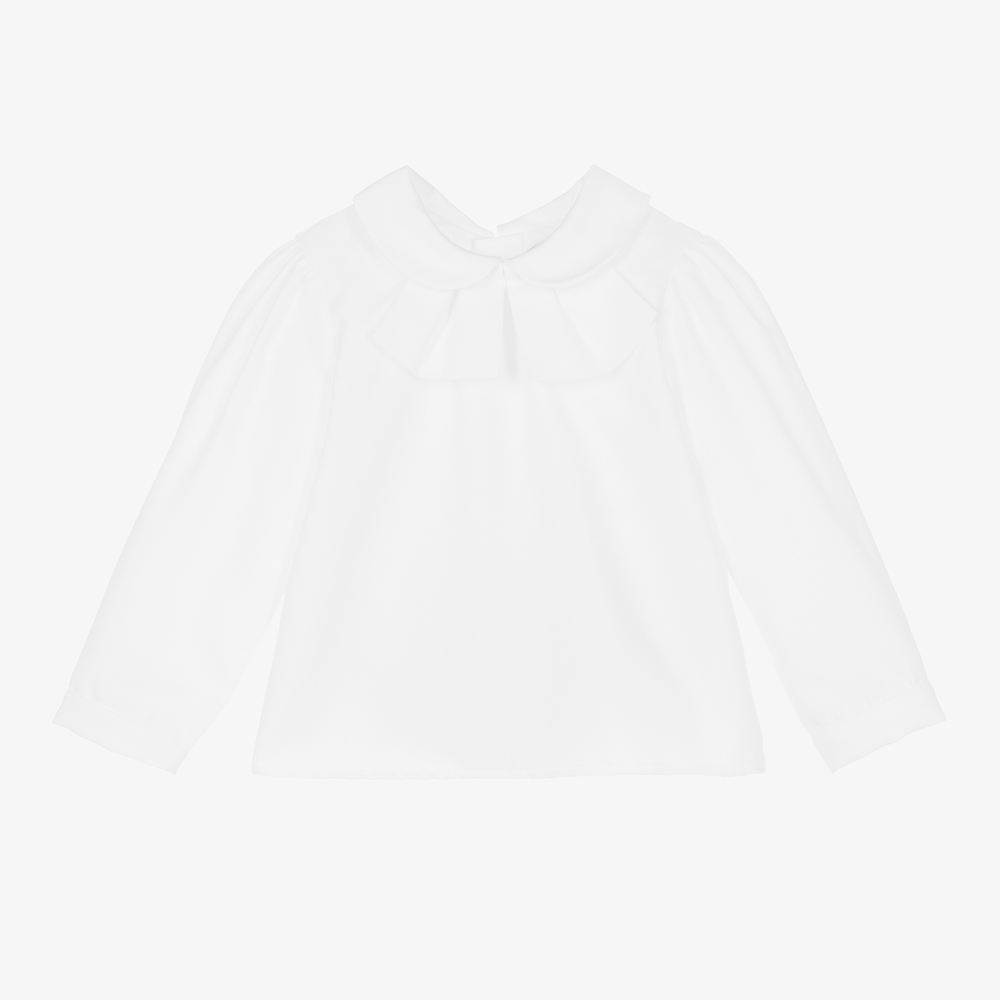 Dr. Kid - Blouse blanche en coton Fille | Childrensalon