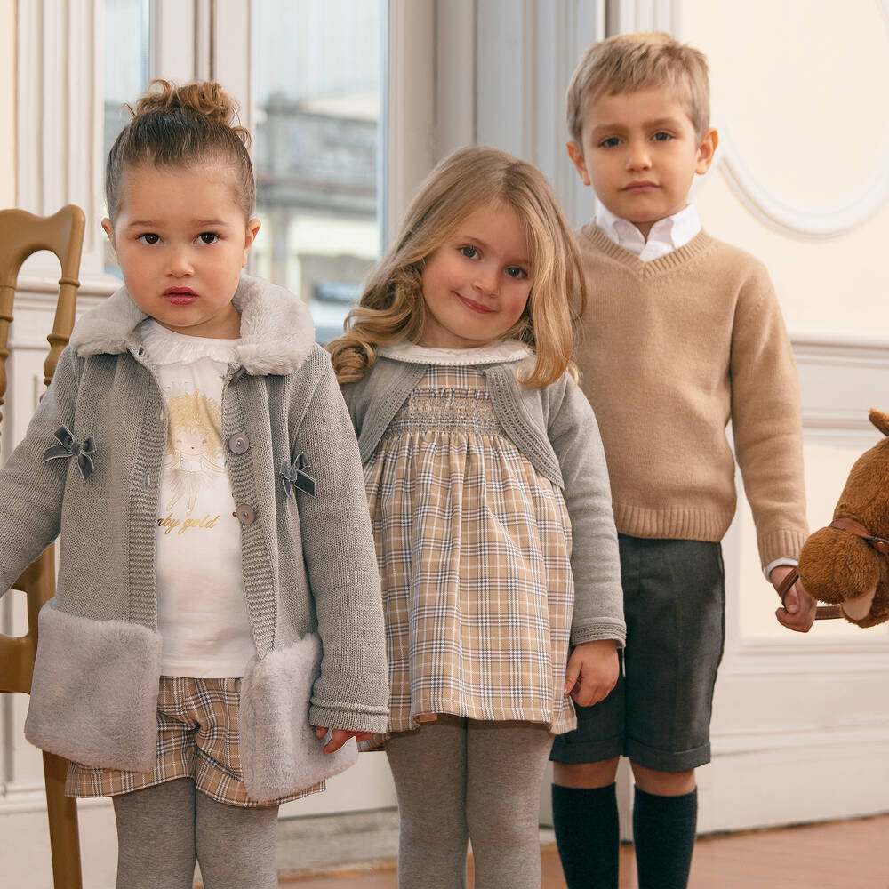 Dr. Kid-Girls White Cotton Jersey Top | Childrensalon Outlet