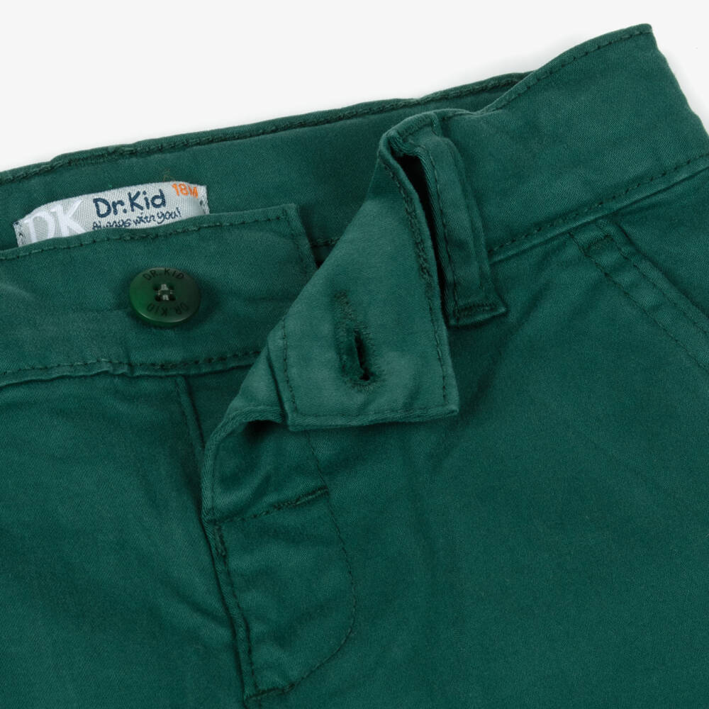 Dr. Kid-Green Chino Trousers | Childrensalon Outlet