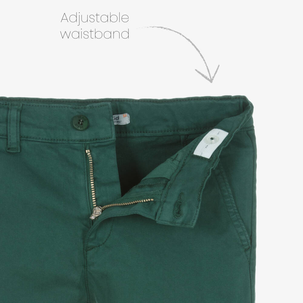 Dr. Kid-Green Chino Trousers | Childrensalon Outlet