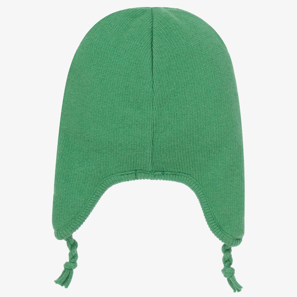 Dr. Kid Green Knitted Hat Scarf Set
