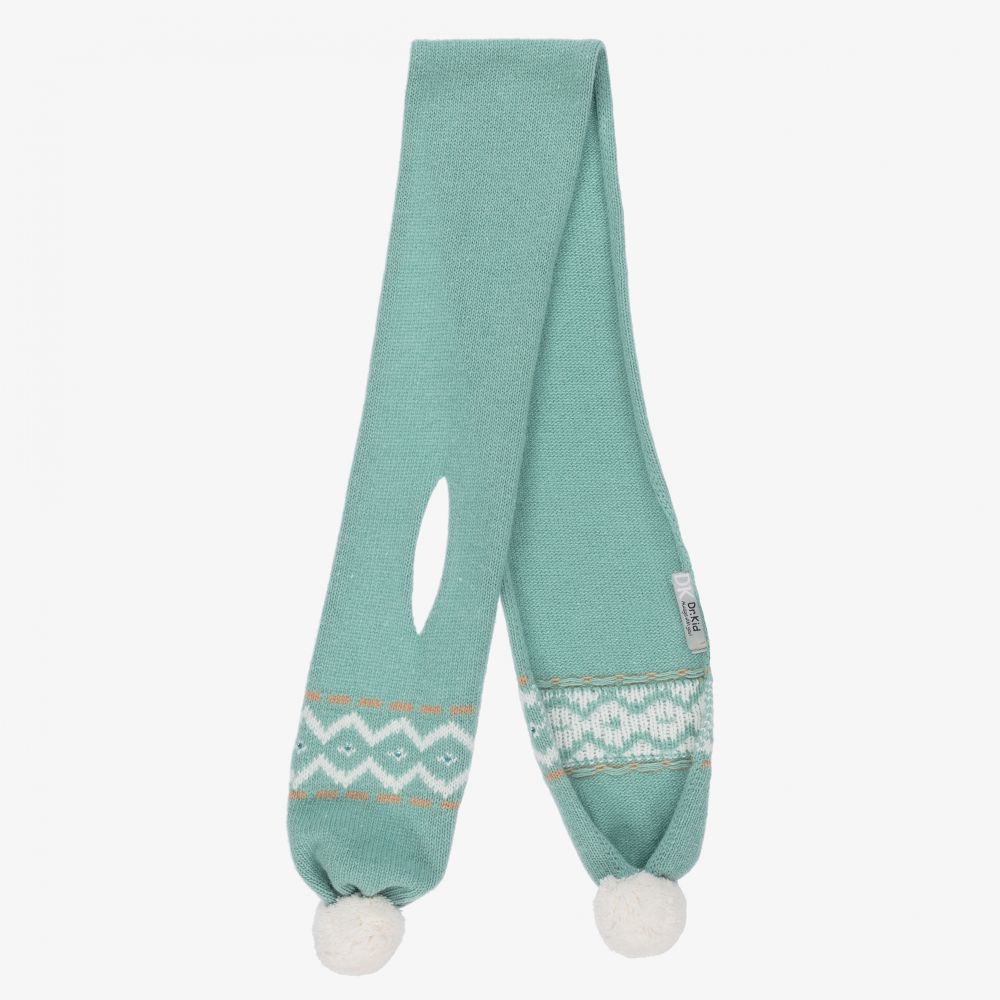 Dr. Kid-Green Knitted Hat & Scarf Set | Childrensalon Outlet