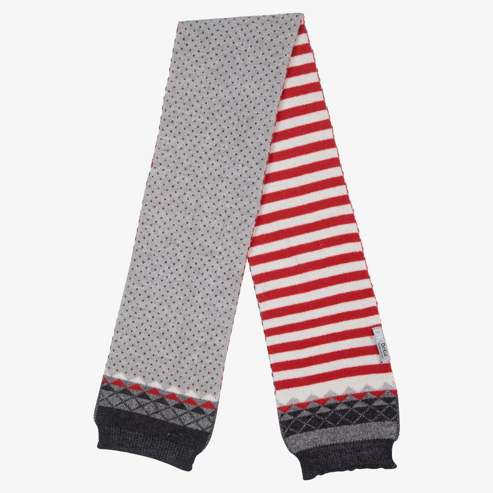 Dr. Kid-Grey Knitted Hat & Scarf Set | Childrensalon Outlet