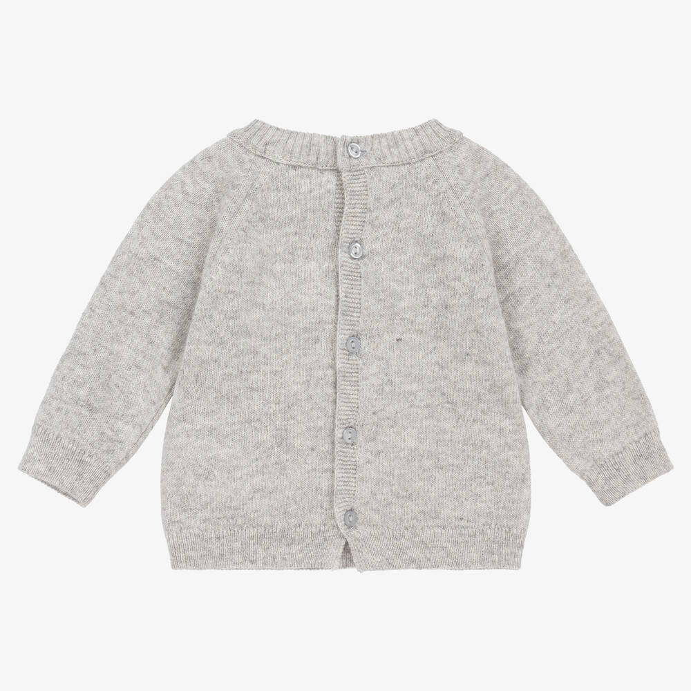 Grey baby sweater hot sale