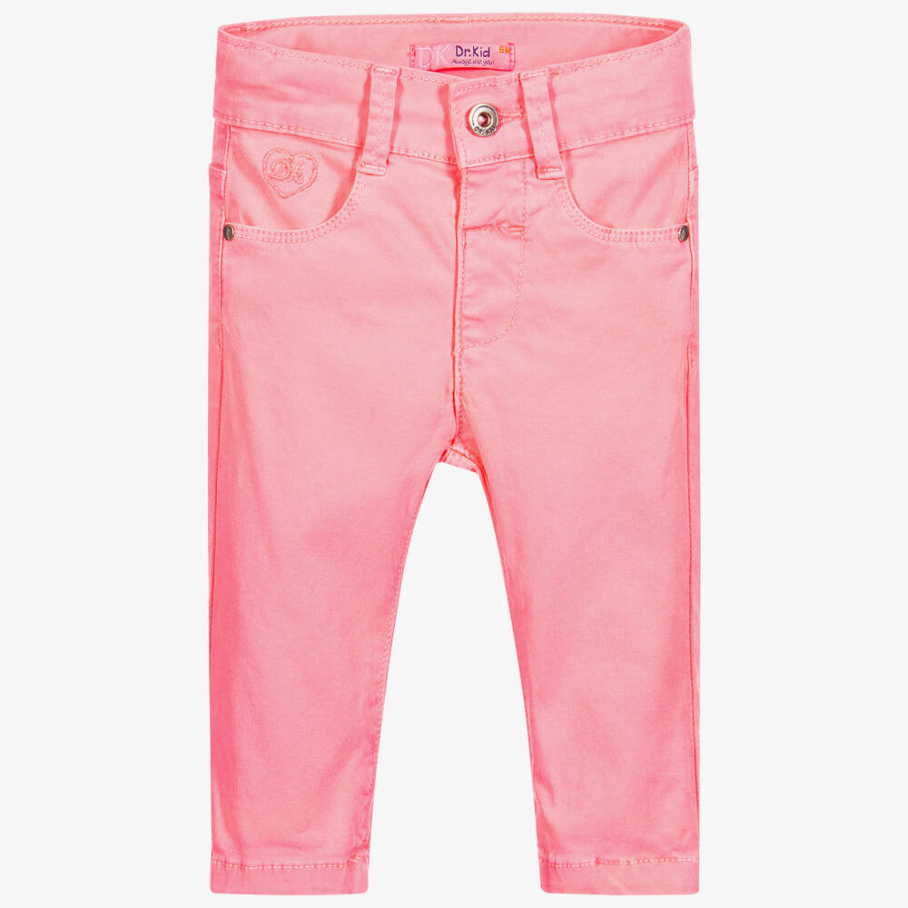 Dr. Kid-Неоново-розовые хлопковые брюки | Childrensalon Outlet