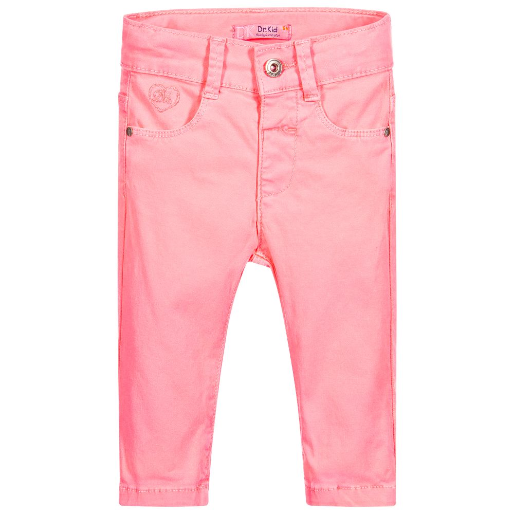 Dr. Kid - Неоново-розовые хлопковые брюки | Childrensalon