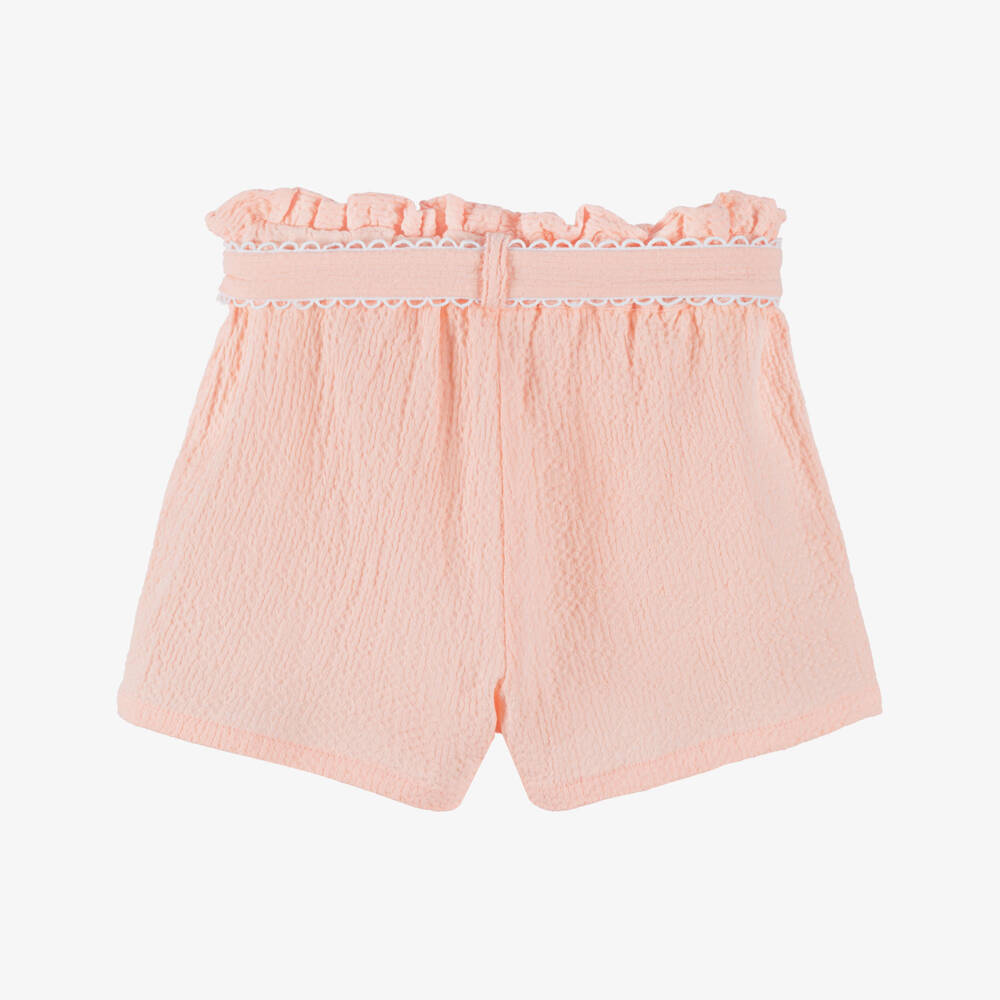 Dr. Kid-Peachy Pink Girls' Cotton Shorts | Childrensalon Outlet