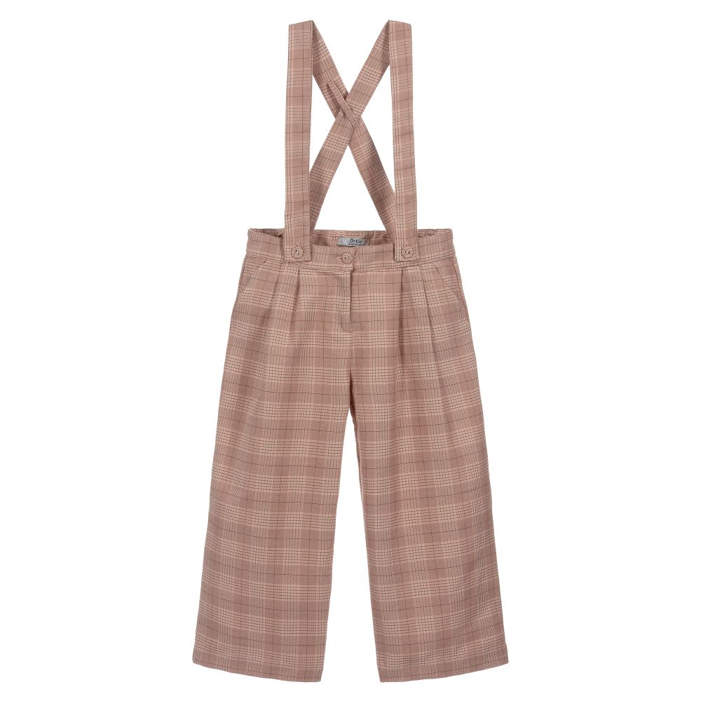 Dr. Kid - Pink Check Trousers | Childrensalon
