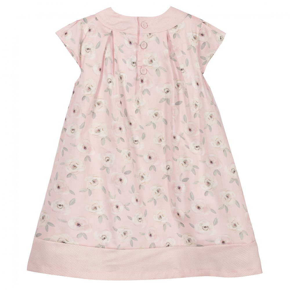 Dr. Kid-Pink Cotton Sateen Dress | Childrensalon Outlet