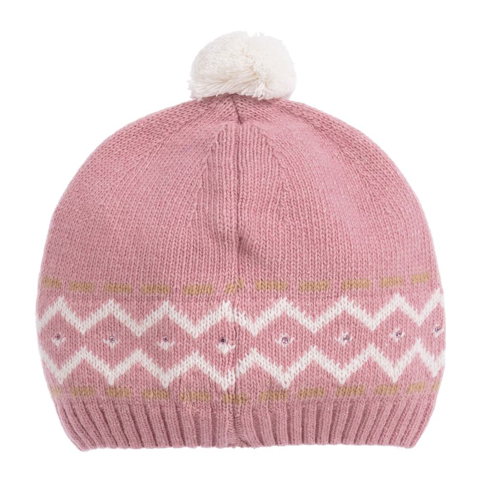 Dr. Kid-Pink Hat & Scarf Set | Childrensalon Outlet