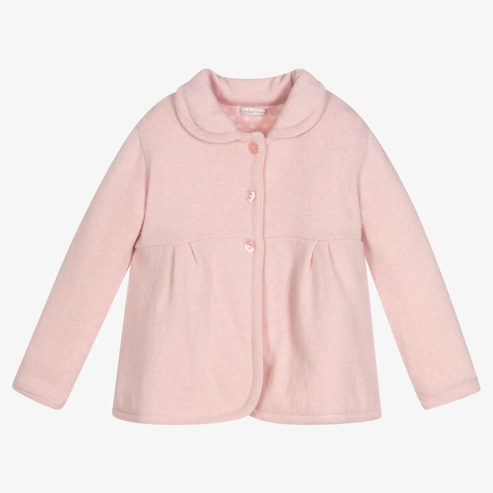 Dr. Kid - Pink Knitted Pram Coat | Childrensalon