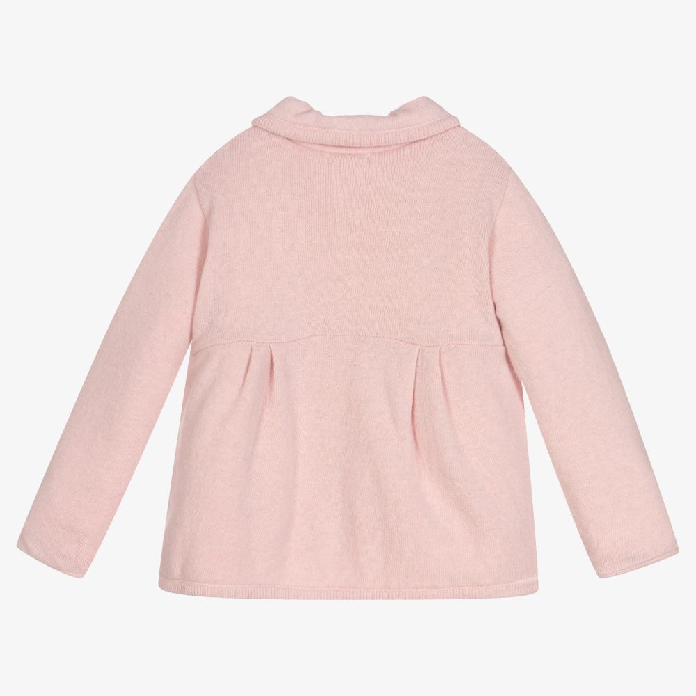 Dr. Kid-Pink Knitted Pram Coat | Childrensalon Outlet