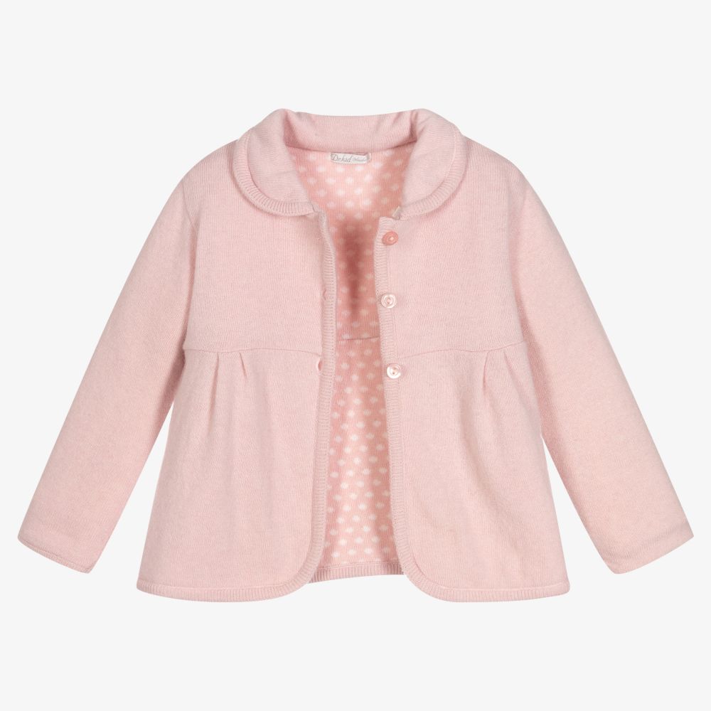 Dr. Kid-Pink Knitted Pram Coat | Childrensalon Outlet