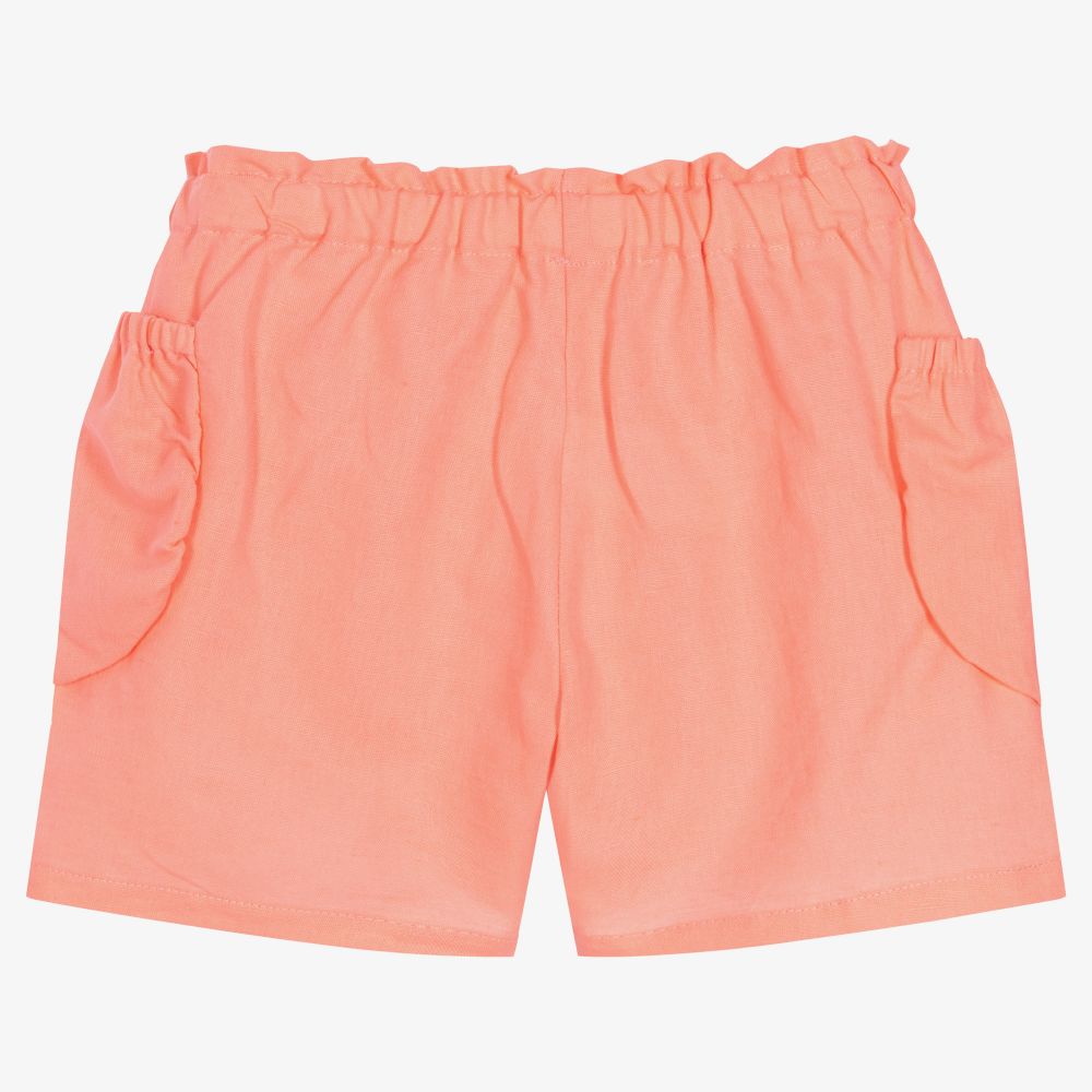 Dr. Kid-Розовые шорты из хлопка и льна | Childrensalon Outlet