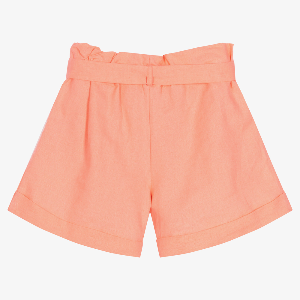 Dr. Kid-Pink Linen & Cotton Shorts | Childrensalon Outlet