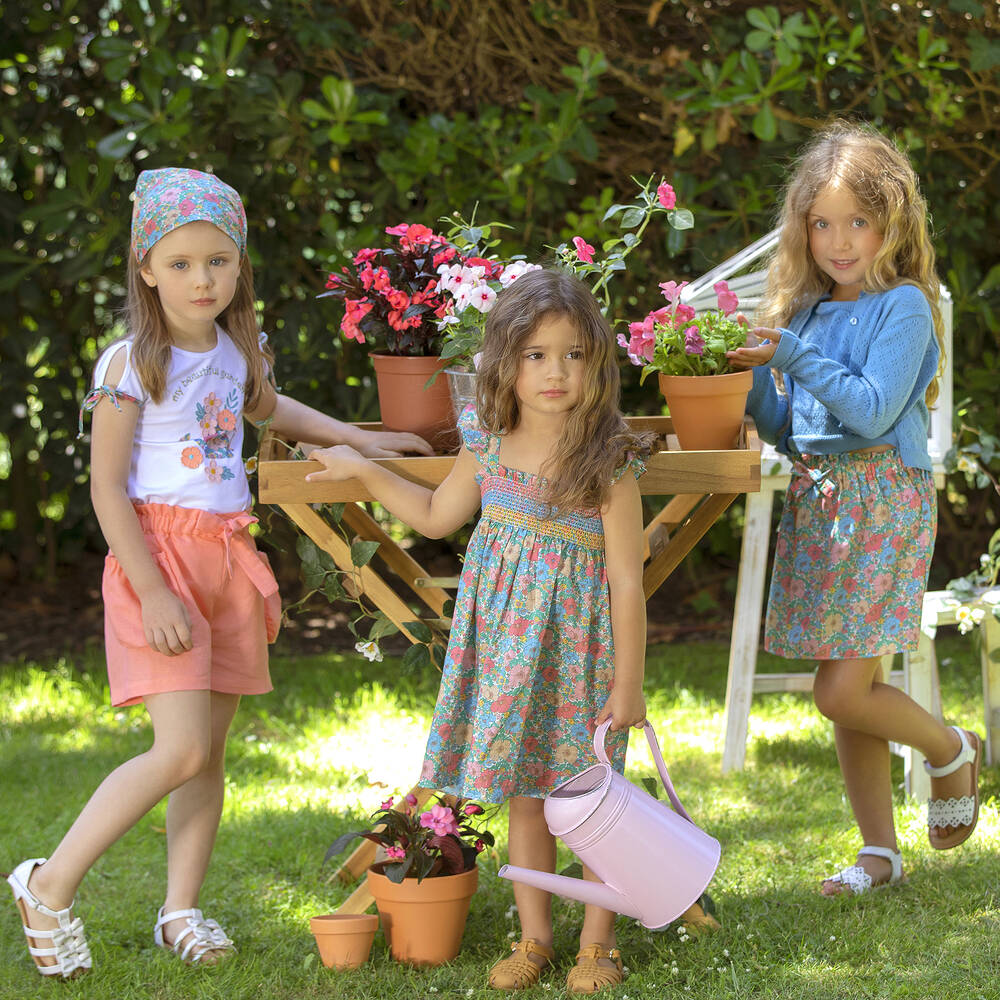 Dr. Kid-Pink Linen & Cotton Shorts | Childrensalon Outlet
