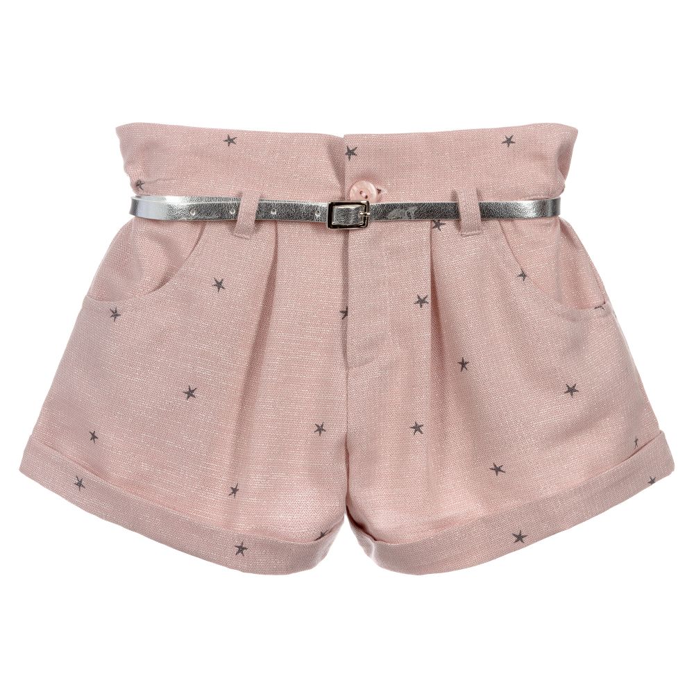 Pink sparkly shorts outlet