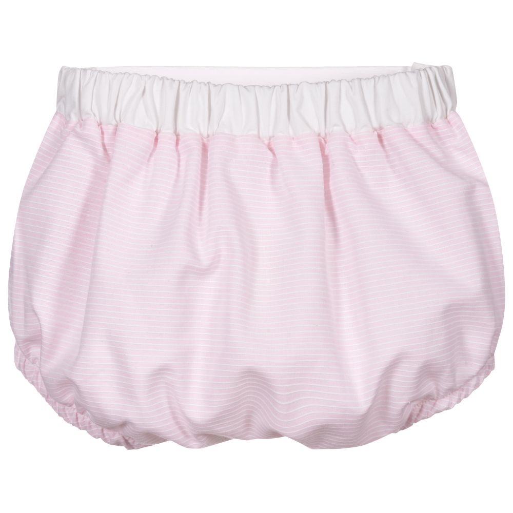 Dr. Kid Pink White Striped Shorts
