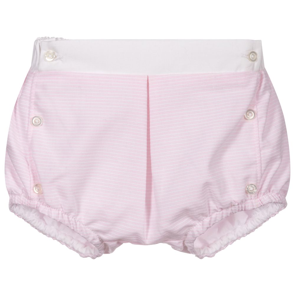 Dr. Kid - Pink & White Striped Shorts | Childrensalon