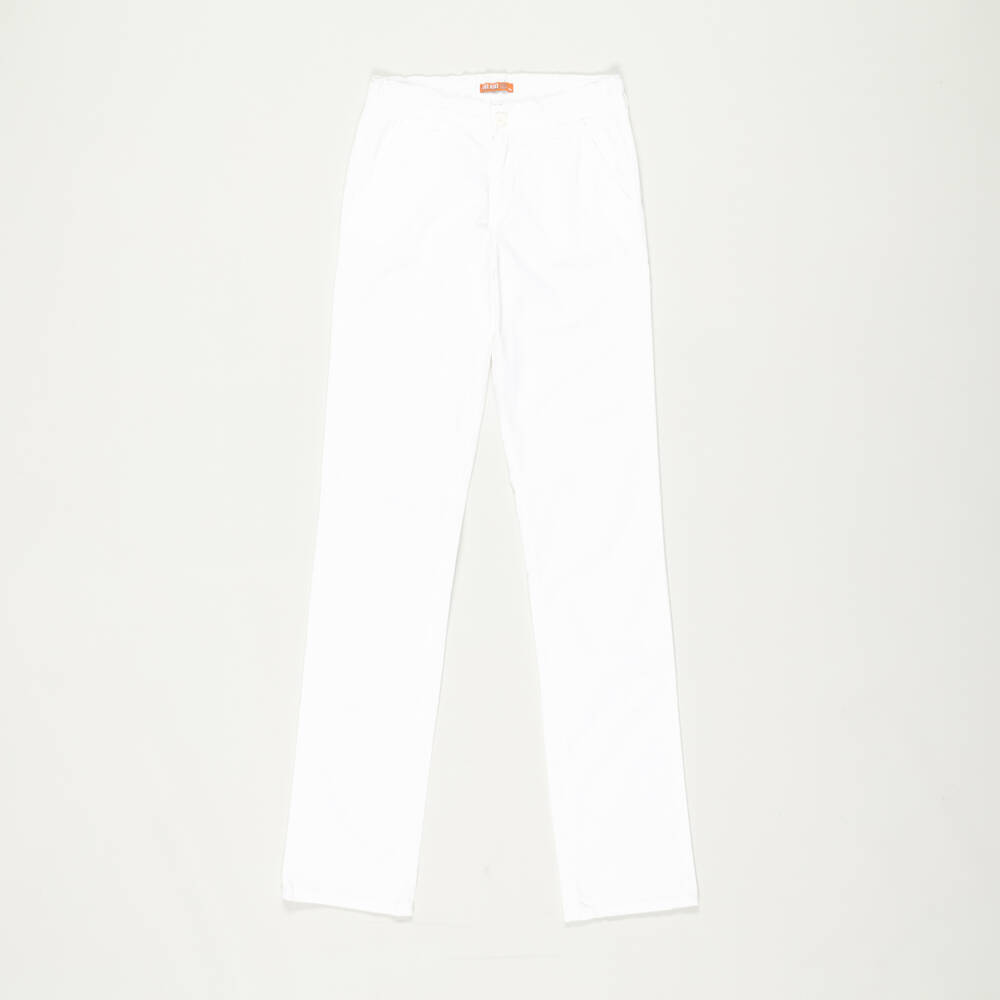 Dr. Kid-Preloved Boys White Cotton Trousers (14 years) | Childrensalon Outlet