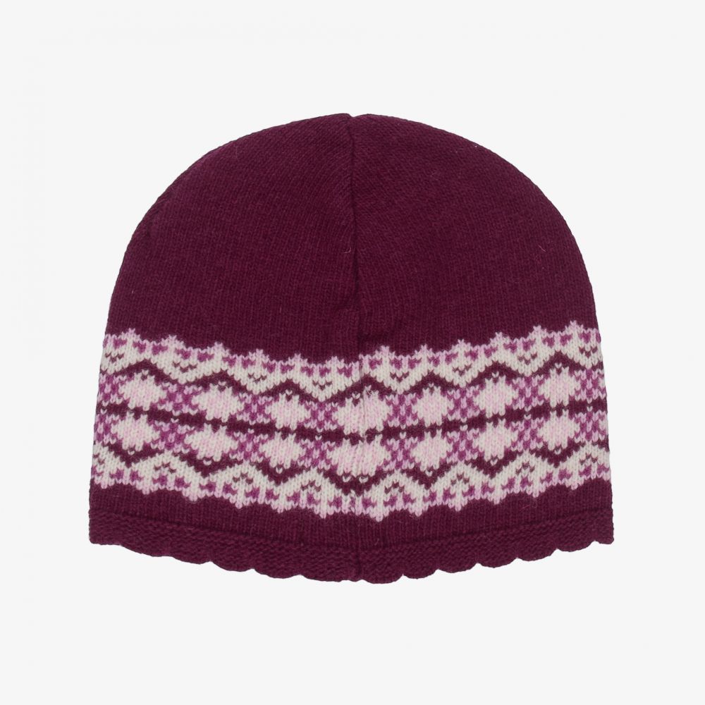 Dr. Kid-Purple Wool Hat & Scarf Set | Childrensalon Outlet