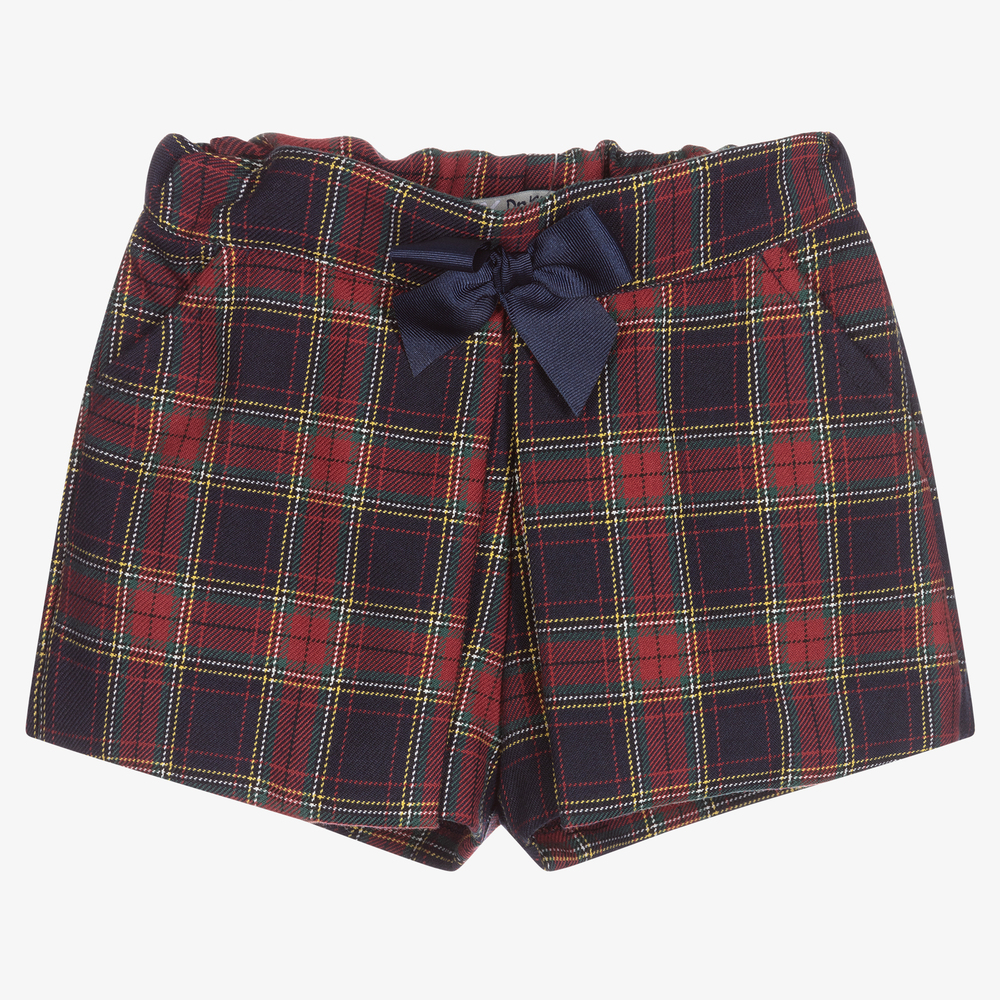 Dr. Kid - Schottenkaro-Shorts in Rot und Blau | Childrensalon